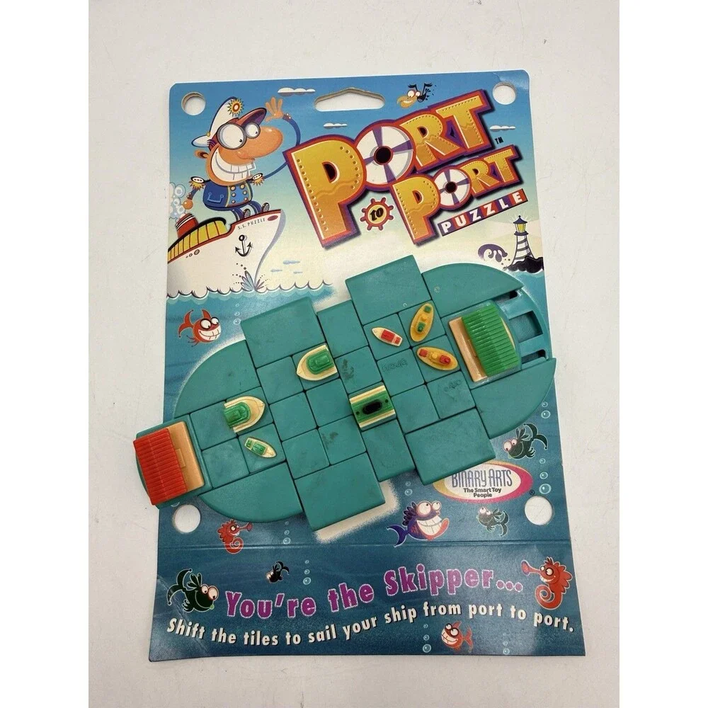 1997 Port to Port Brain Teaser Skill Puzzle by Binary Arts